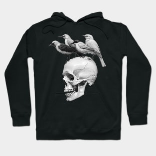 Skull and Birds Hoodie